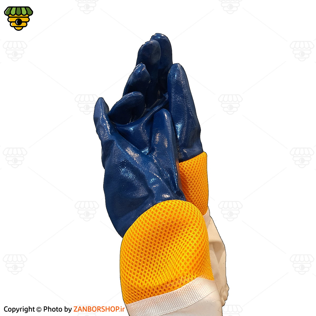 دستکش زنبورداری ضد اسید(PVC)با تور تهویه