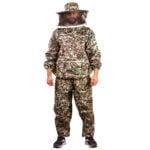 لباس زنبورداری نیم تنه کلاه گرد و شلوار چریکی